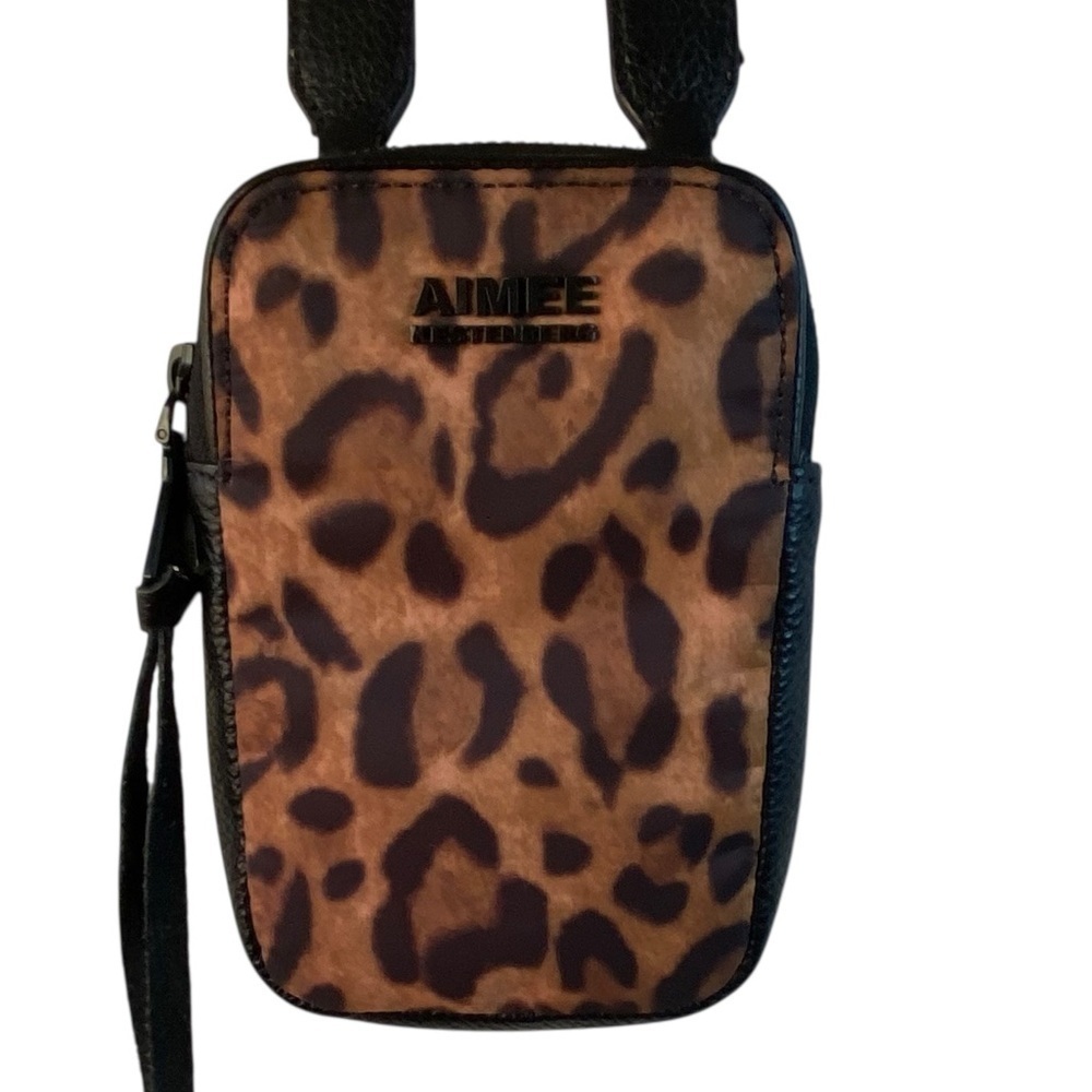 Aimee Kestenberg Just Saying in Jungle Leopard Nylon Adjustable Crossbody Bag - Picture 4 of 11